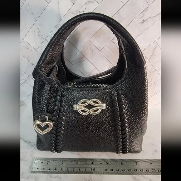 Brighton Suri Handbag satchel cross body bag genuine leather-Small size. - Picture 1 of 10
